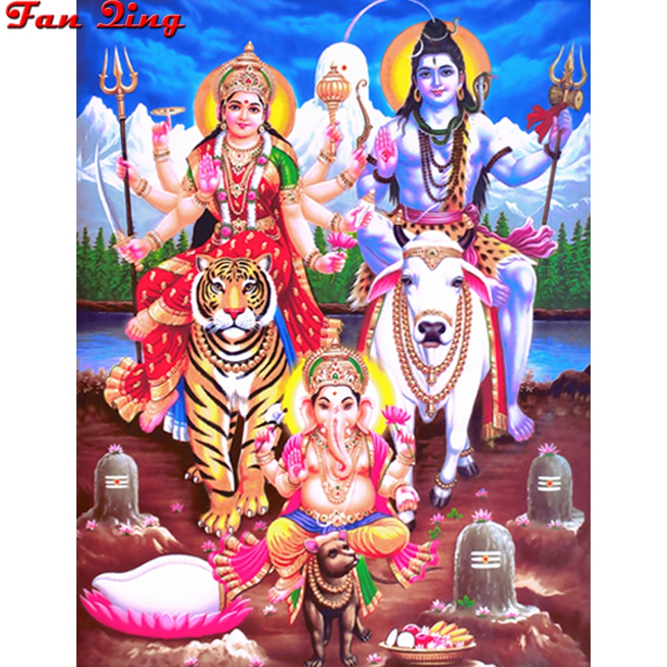 5D ̾Ƹ  Shiva Parvati Ganesha ε  ..